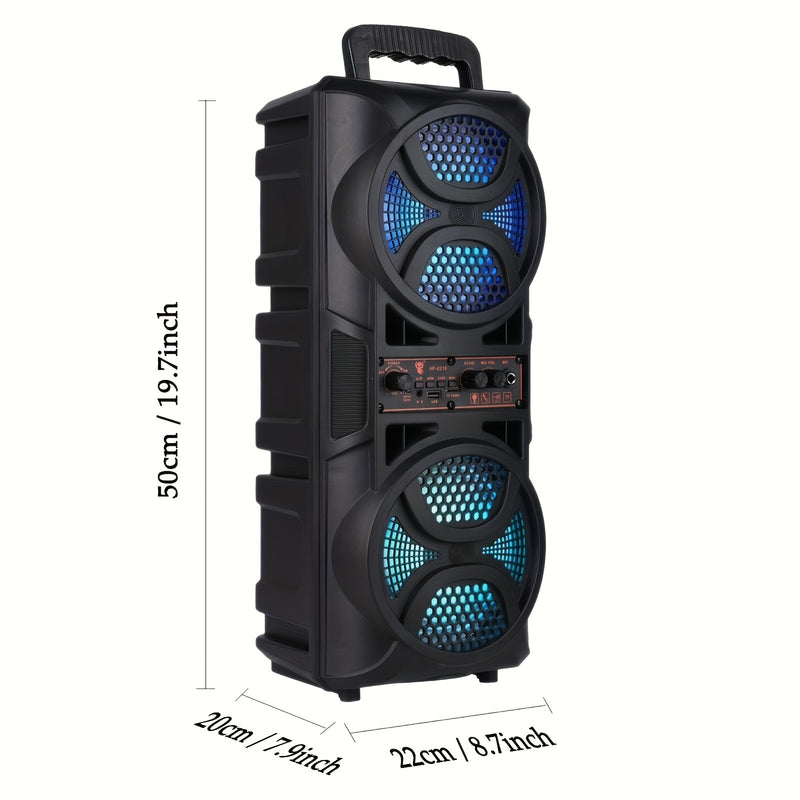4500W Dual Wireless Speaker with Colorful Lights Speakers Luxurious Weddings