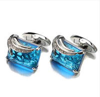 Luxury Square Crystal CufflinksLuxurious Weddings