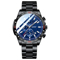 Waterproof Chronograph Quartz Military Watch Belushi Men's Sports Watch