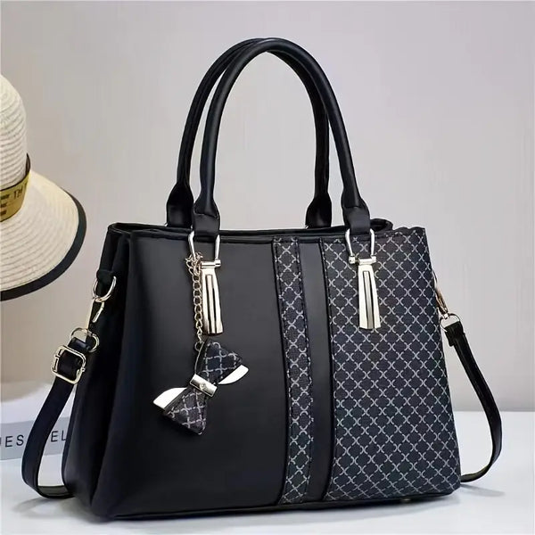 Chic Women's Tote Bag + Free Acrylic Handbag Organiser Handbags Luxurious Weddings