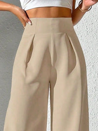 Wide Leg High Waist Pants Pants Luxurious Weddings