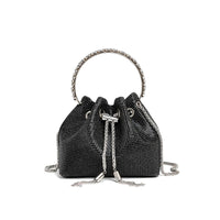 Classic rhinestone bag women's evening bag high-end tassel bag handbag textured full diamond crossbody portable bucket bag Handbags Luxurious Weddings