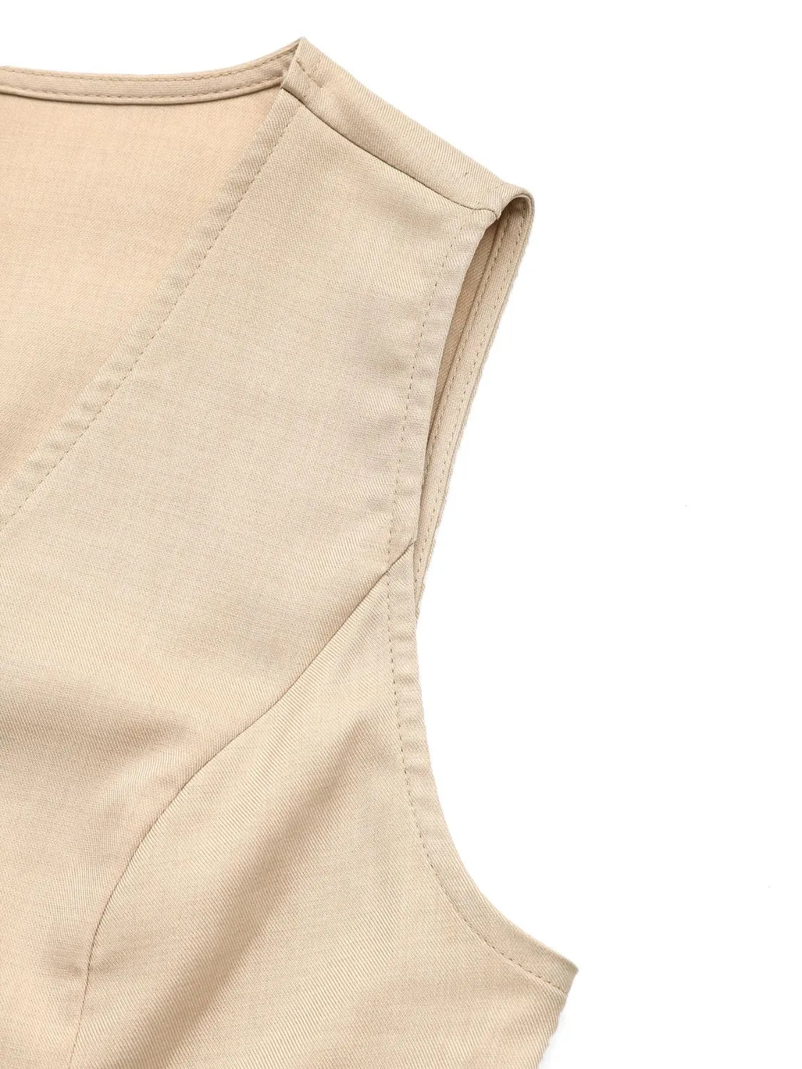 V-Neck Vest and Shorts Set Matching Sets Luxurious Weddings