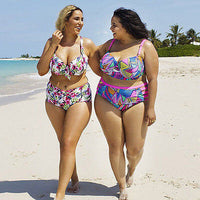 Plus Size Bikini Women Push Up Bikini Set Swimwear Luxurious Weddings