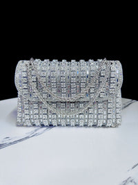 Socialite Diamond Handbag with Diamond Inlaid Chain Handbags Luxurious Weddings