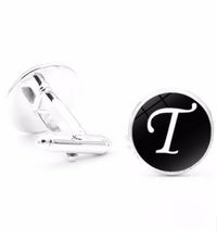 A-Z Single Alphabet CufflinksLuxurious Weddings