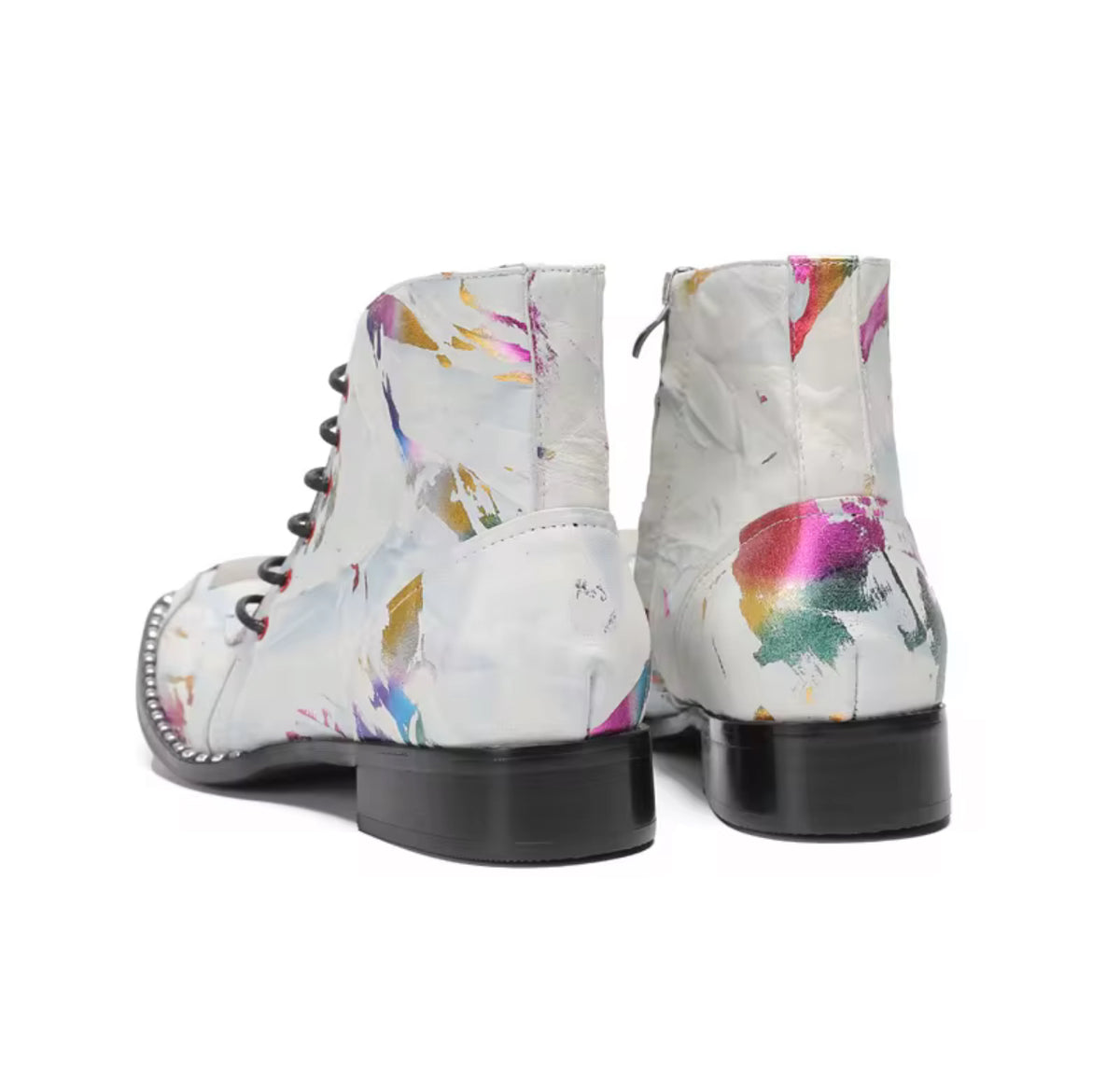 Men’s Square Toe Lace up boots