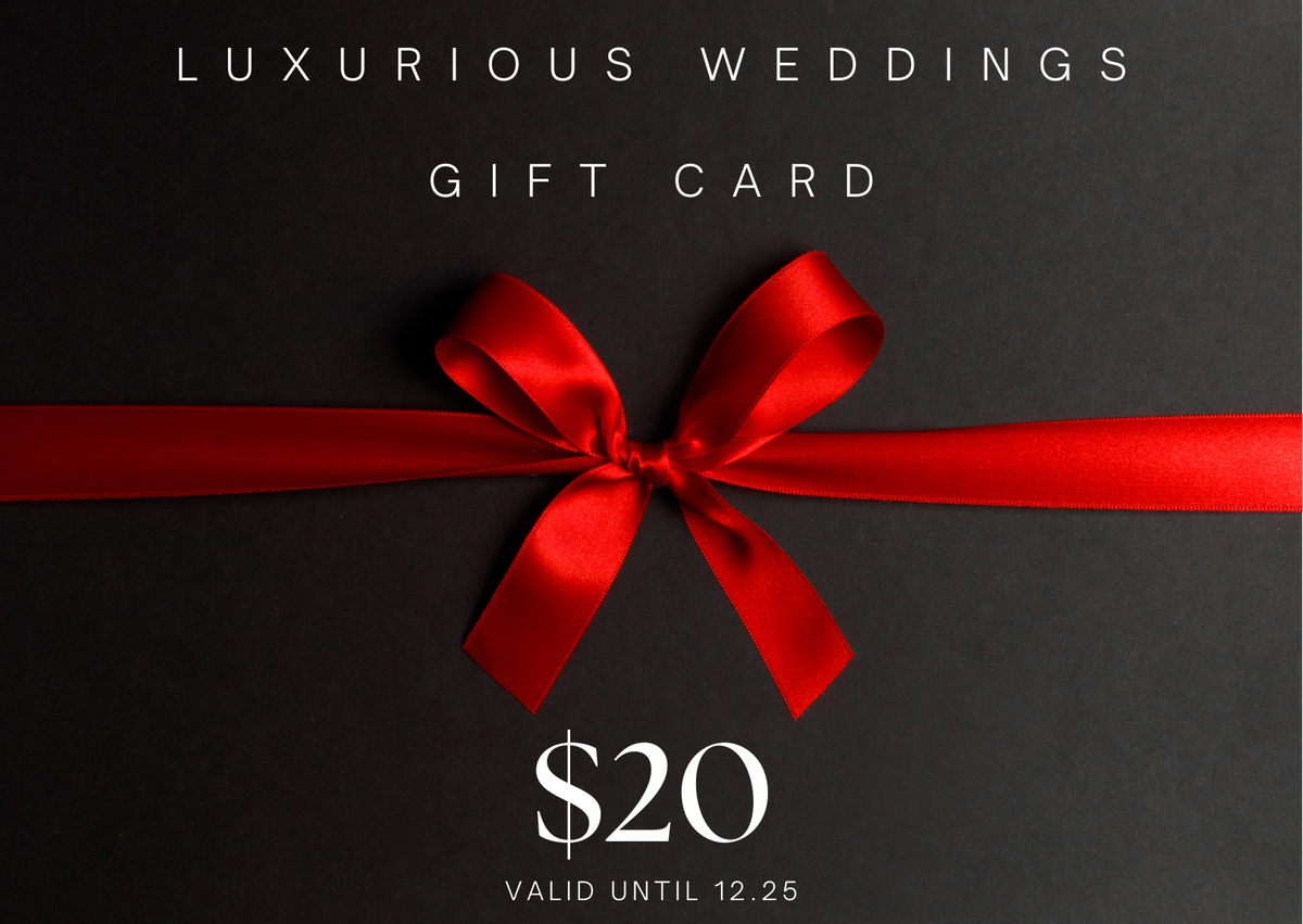 Luxurious Weddings Gift Card Gift Card Luxurious Weddings