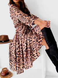 Printed Tie Waist Midi Dress Summer dress Luxurious Weddings