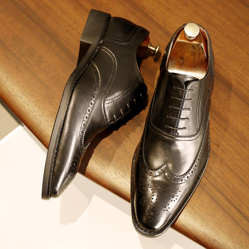 Men's Leather Oxford Shoes