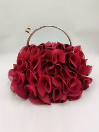 Three-Dimensional Flower Handbags Luxurious Weddings