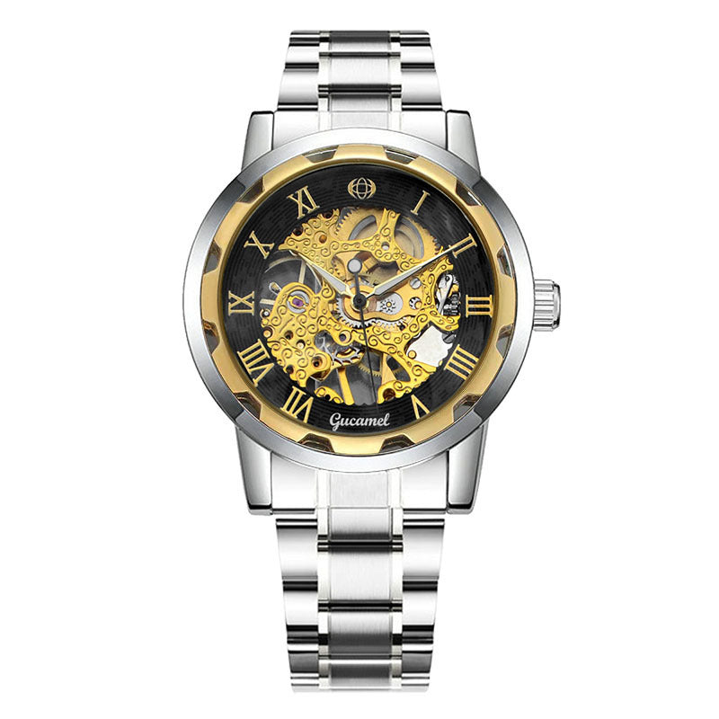 Steel Strip Hollow Gold Manual Mechanical Watch watch Luxurious Weddings