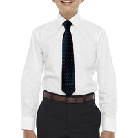 White Boys Dress Shirt, Navy Patterned Tie Shirt Luxurious Weddings