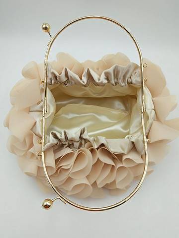 Three-Dimensional Flower Handbags Luxurious Weddings