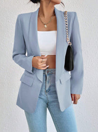 Shawl Collar Long Sleeve Blazer Blazer Luxurious Weddings