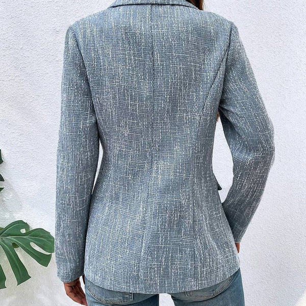 Modern Plaid Tailored Jacket Women's Jacket Luxurious Weddings