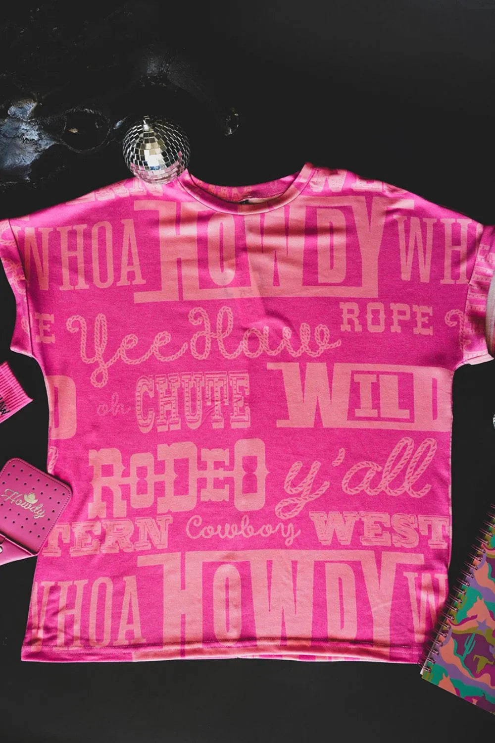 Letter Printed Round Neck Short Sleeve T-Shirt Tshirts Luxurious Weddings