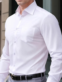 Men's Formal Business Shirts with Long Sleeves - Spring/Fall Collection Luxurious Weddings