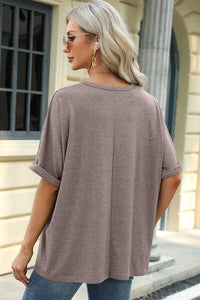 Round Neck Half Sleeve T-Shirt Tops/Blouses & Shirts Luxurious Weddings