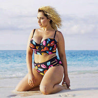 Plus Size Bikini Women Push Up Bikini Set Swimwear Luxurious Weddings