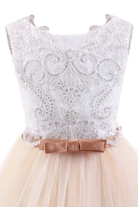 Children's Wedding Dress Dress Lace Puff Princess Dress Luxurious Weddings