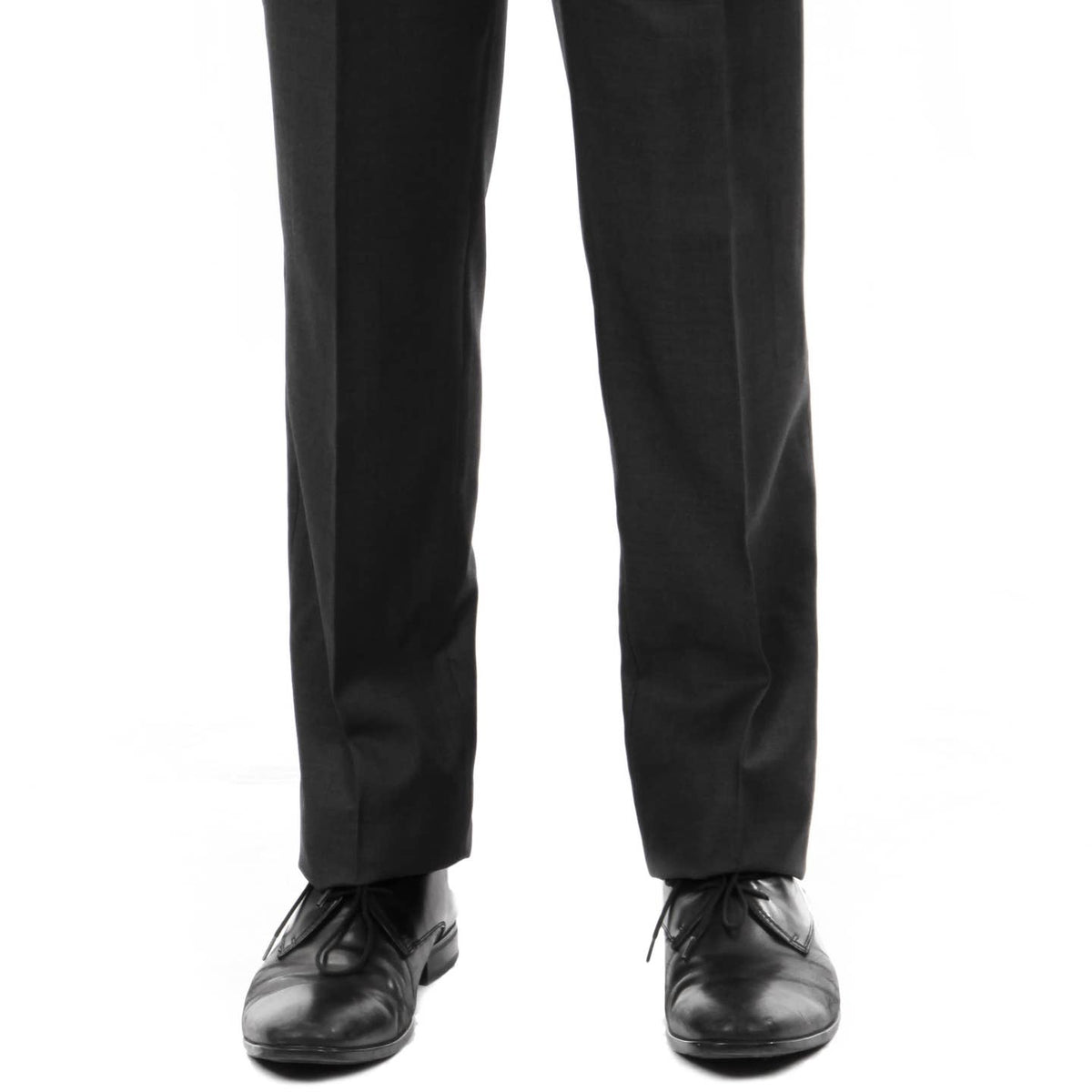 Slim Fit Flat Front Solid Color Dress Trousers Dress Pants Luxurious Weddings