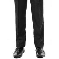 Slim Fit Flat Front Solid Color Dress Trousers Dress Pants Luxurious Weddings