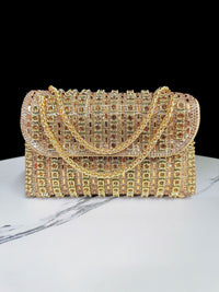 Socialite Diamond Handbag with Diamond Inlaid Chain Handbags Luxurious Weddings
