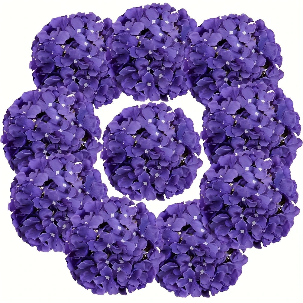 Bulk Wedding Floral Pack | Deep Purple artificial Hydrangeas Luxurious Weddings