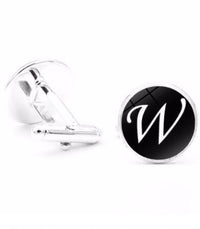 A-Z Single Alphabet Cufflinks cufflinks Luxurious Weddings