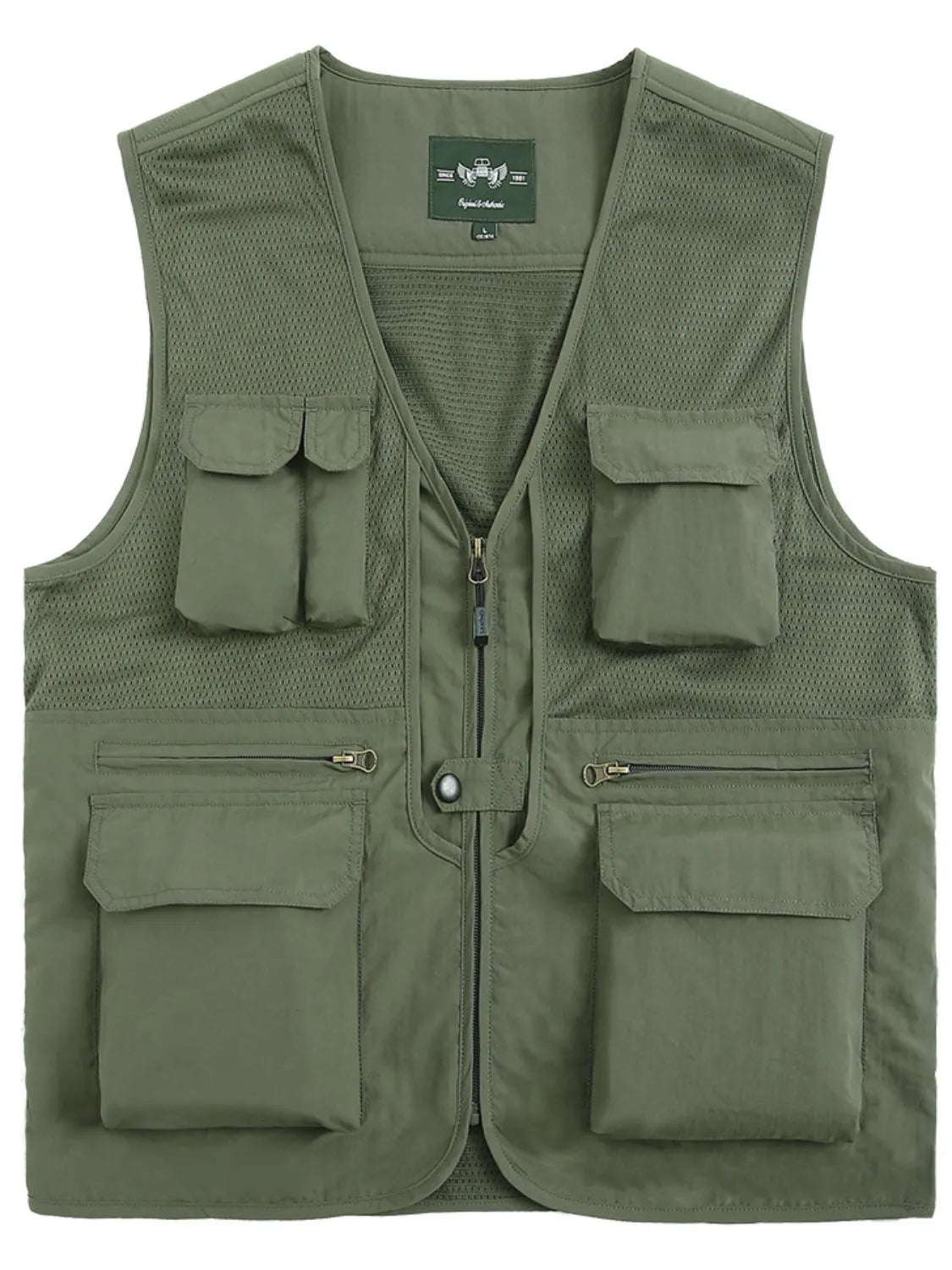 Men's Plus Size Zip Up Vest Luxurious Weddings
