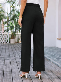 High Waist Wide Leg Pants Pants Luxurious Weddings
