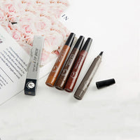 5 Colors Microblading Eyebrow Pen Waterproof Liquid Eyebrow Pencil Long Lasting Makeup Essentials