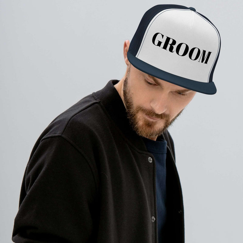 GROOM Trucker Cap Hat Luxurious Weddings