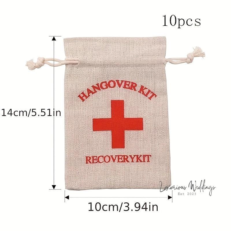 5-Piece Hangover Kit: Ideal for Bachelorette Parties, Hangover kit Luxurious Weddings