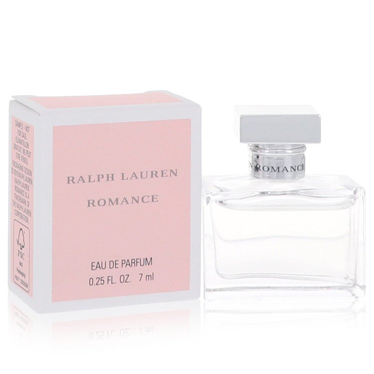 Romance Mini EDP by Ralph Lauren 7 ml - Elegant fragrance in a chic bottle, perfect for evening wear.
