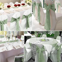 50pcs Satin Wedding Chair Sashes Luxurious Weddings