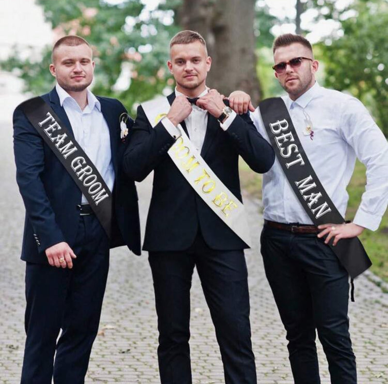 Bachelor Party Sashes Bachelor sashes Luxurious Weddings