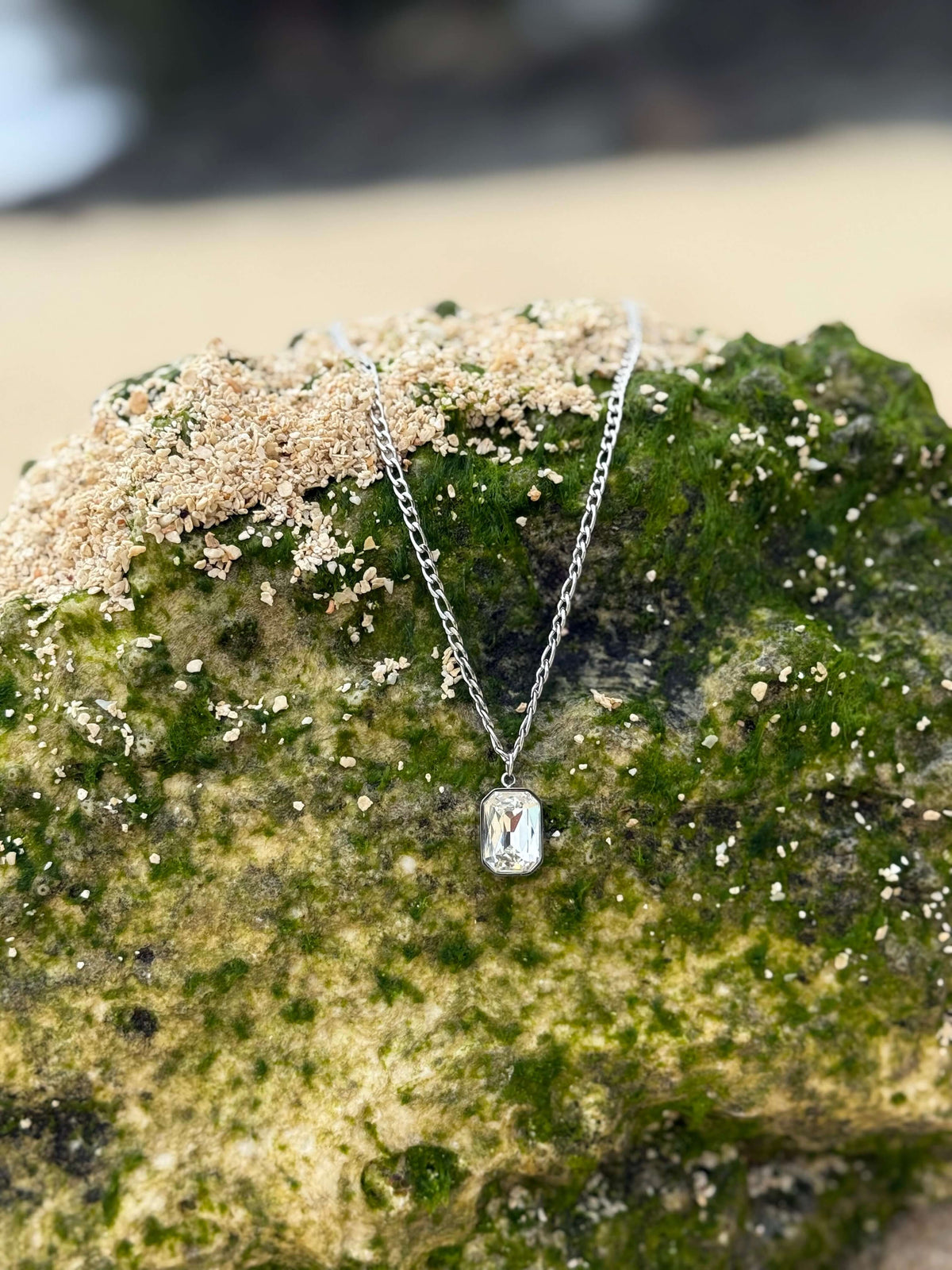 Taimana Mā Silver Necklace