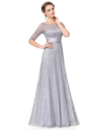 Long Lace Mother Of Bride Formal Evening Dress Luxurious Weddings