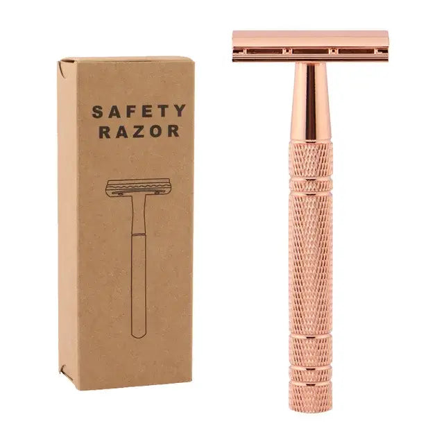 Aluminum Double Edge Safety Razor Classic Shaving Tool Luxurious Weddings