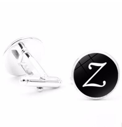 A-Z Single Alphabet CufflinksLuxurious Weddings