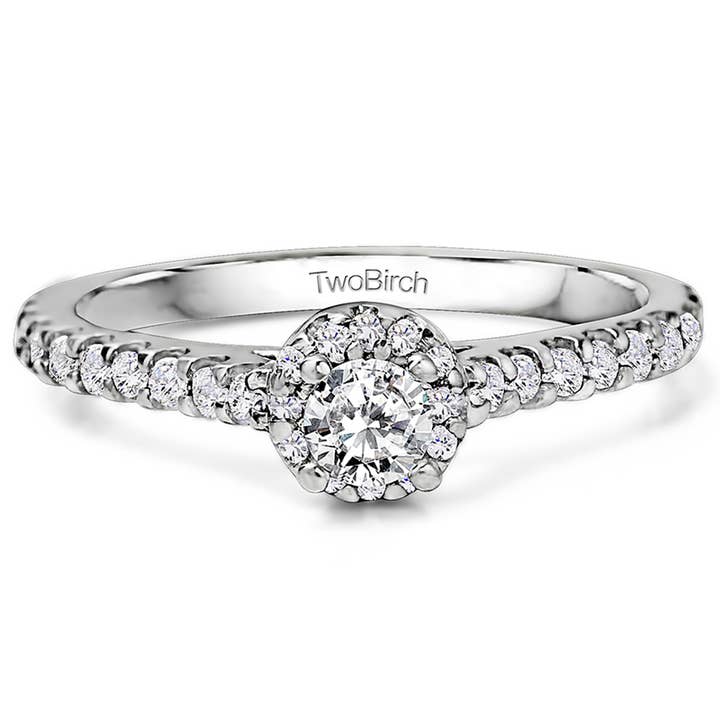 10K Gold & Diamonds Promise Ring jewellery Luxurious Weddings