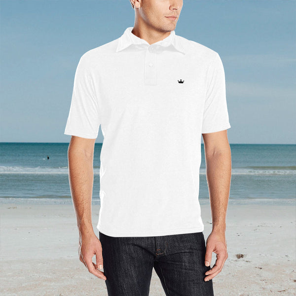 Men's Luxurious Shirt | White polo shirt Luxurious Weddings