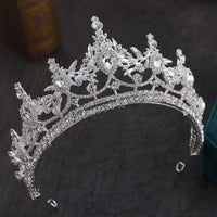 Bride Wedding Rhinestone Alloy Crown Luxurious Weddings