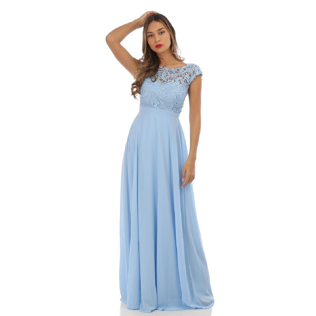 Long Dress with Lace Bustier Bridesmaid Dresses Luxurious Weddings