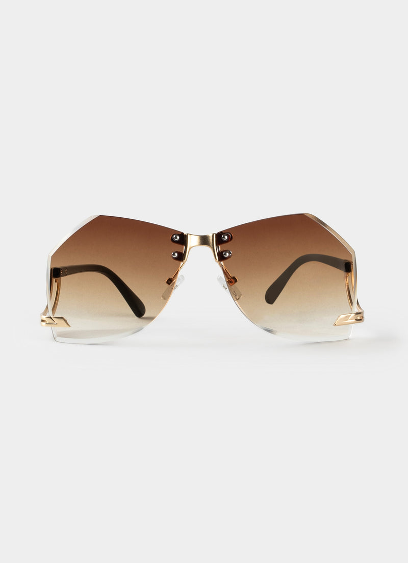 Crush Hour Sunglasses - Brown