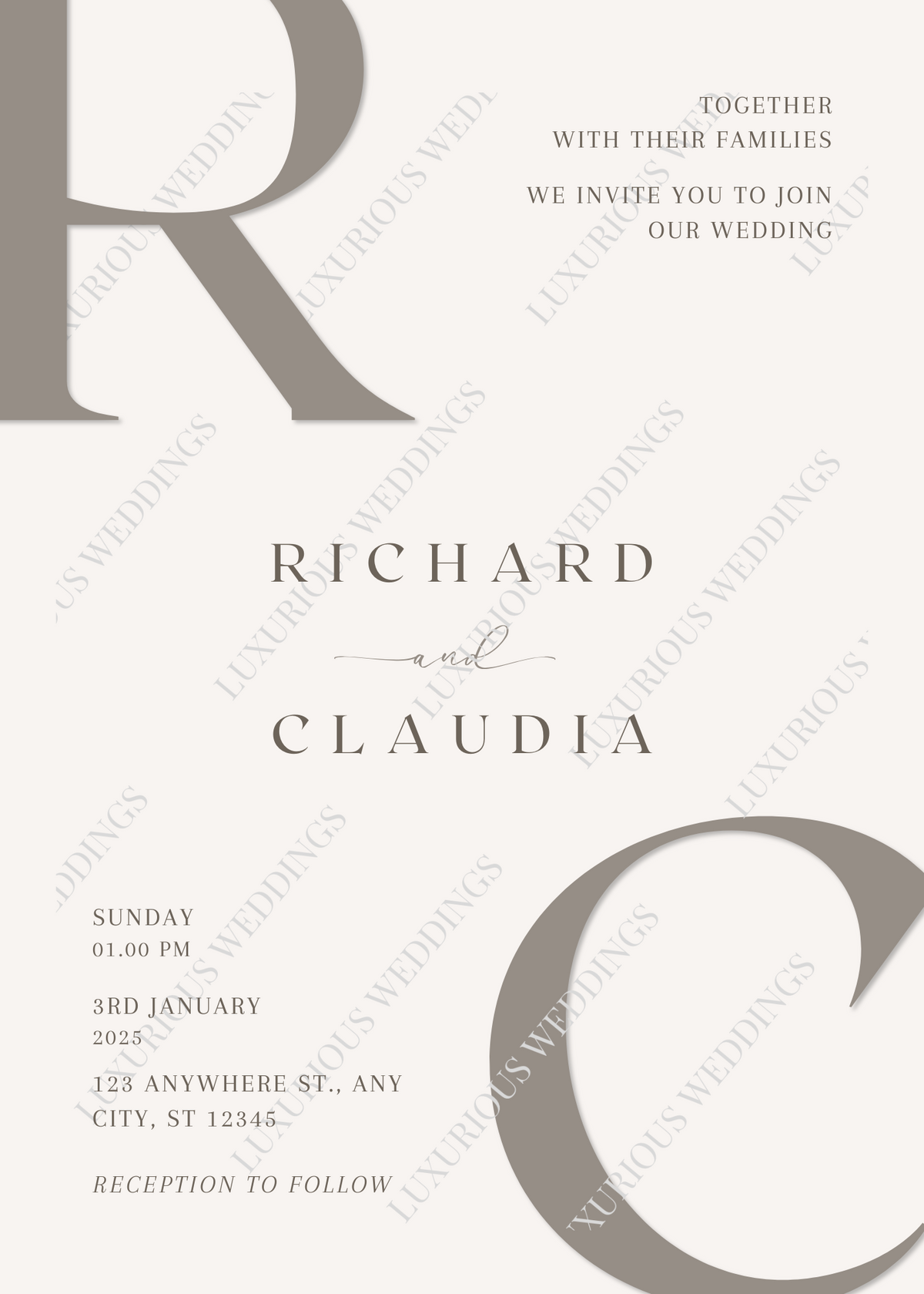 Custom Wedding Invitations #15