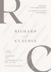 Custom Wedding Invitations #15