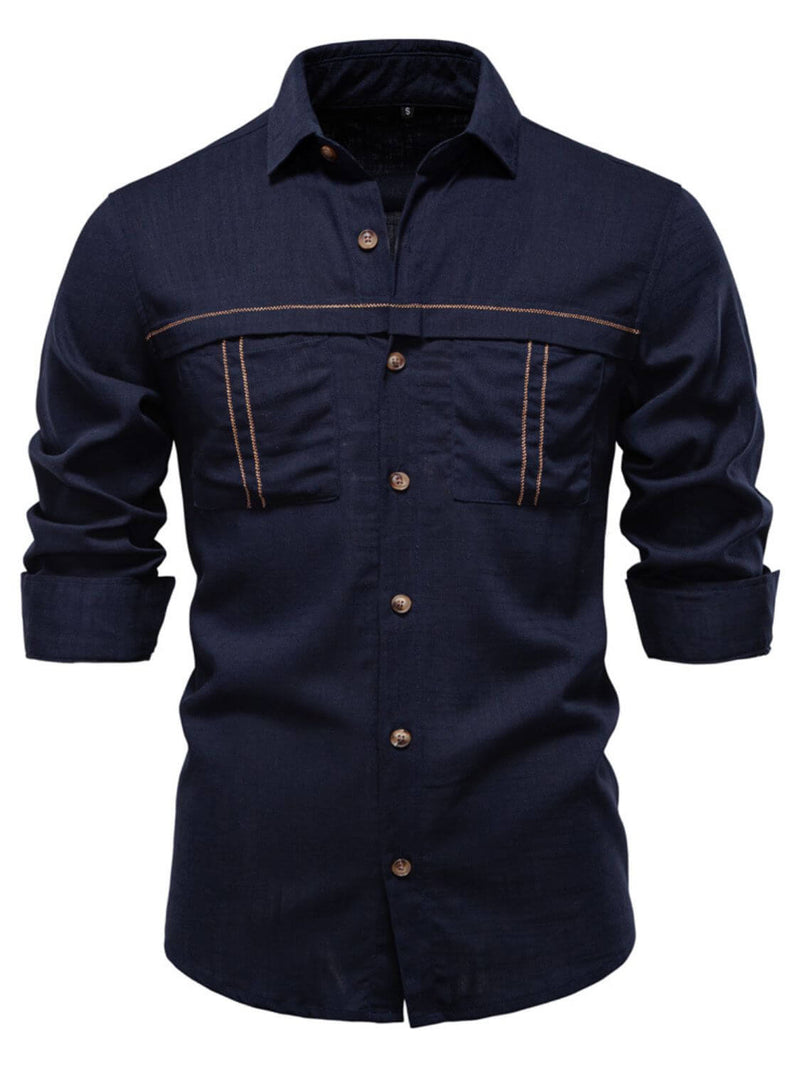 Men's Button Down Collared Neck Shirt Men’s shirts Luxurious Weddings
